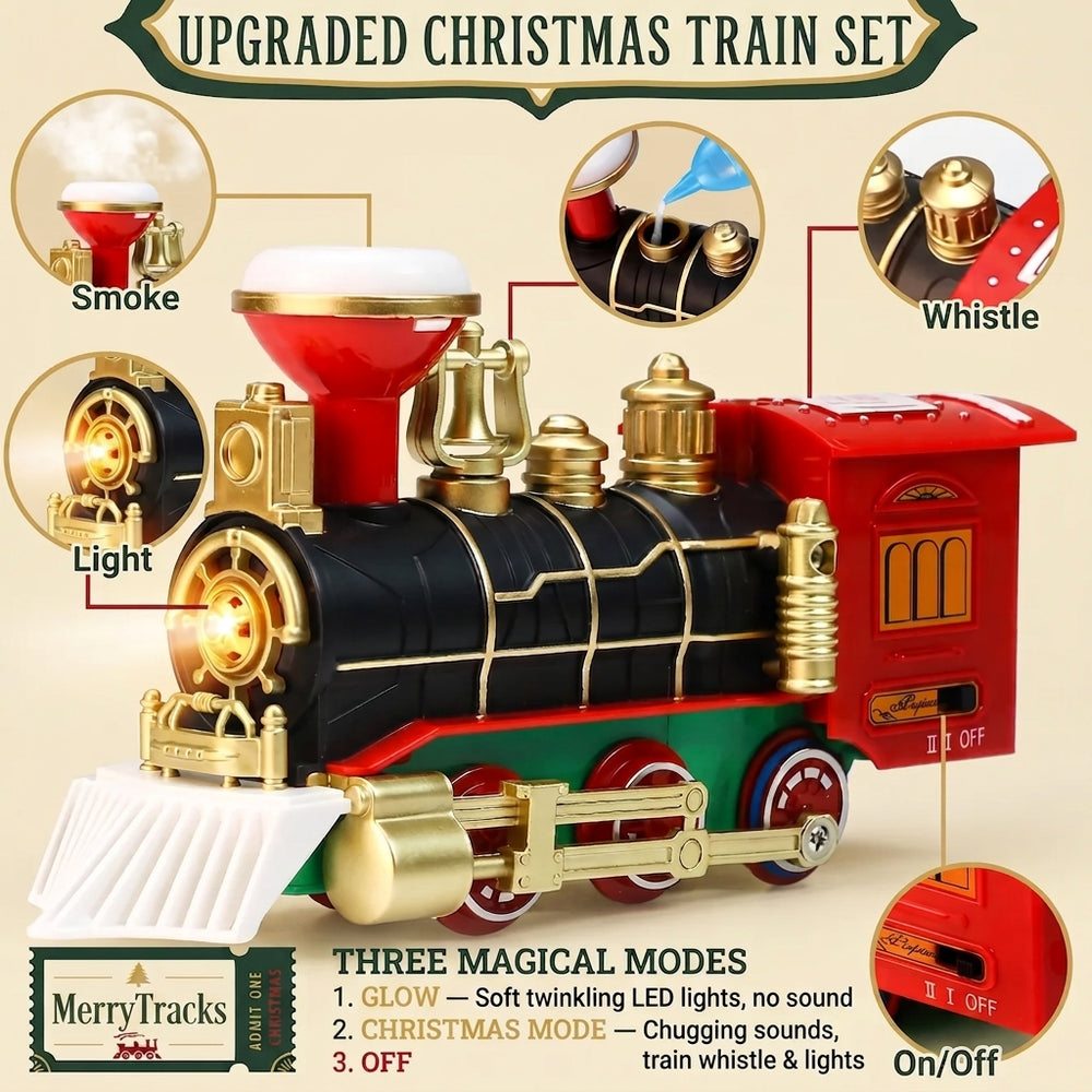 MerryTracks™  Christmas Tree Train Set