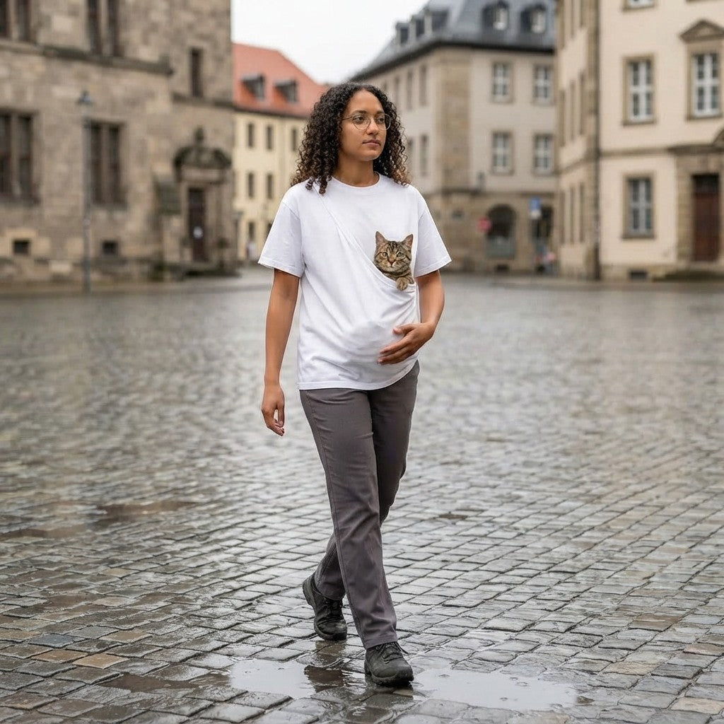 PawTees™ — The Cat Carrier Tee